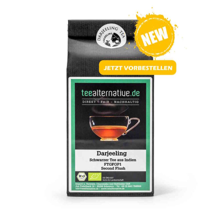 Bio Darjeeling Second Flush, Schwarztee FTGFOP1, 2025